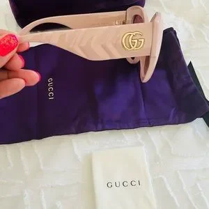 Gucci | Accessories | Gucci Gg808s 003 Pink Violet Gold Rose  display picture 1